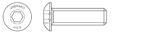 Unbrako button head socket screw drawing
