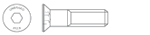 Unbrako countersunk socket head screw